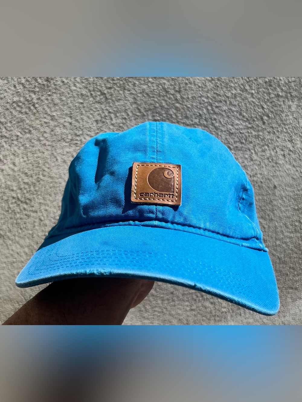 Carhartt Odessa Canvas Bright Blue Strap Adjustable Cap Hat- Kids Youth One Sz